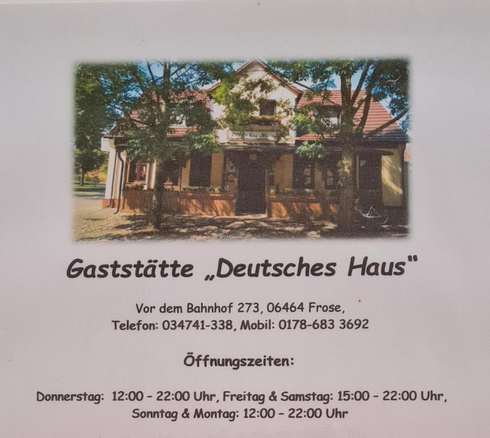 "Altes Stellwerk Frose" Am Froser See Esterno foto