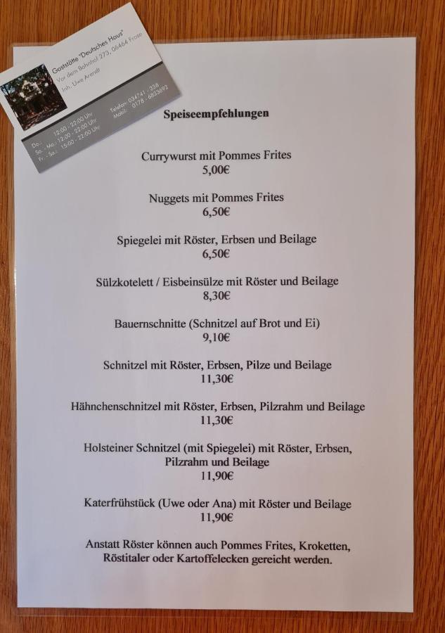 "Altes Stellwerk Frose" Am Froser See Esterno foto