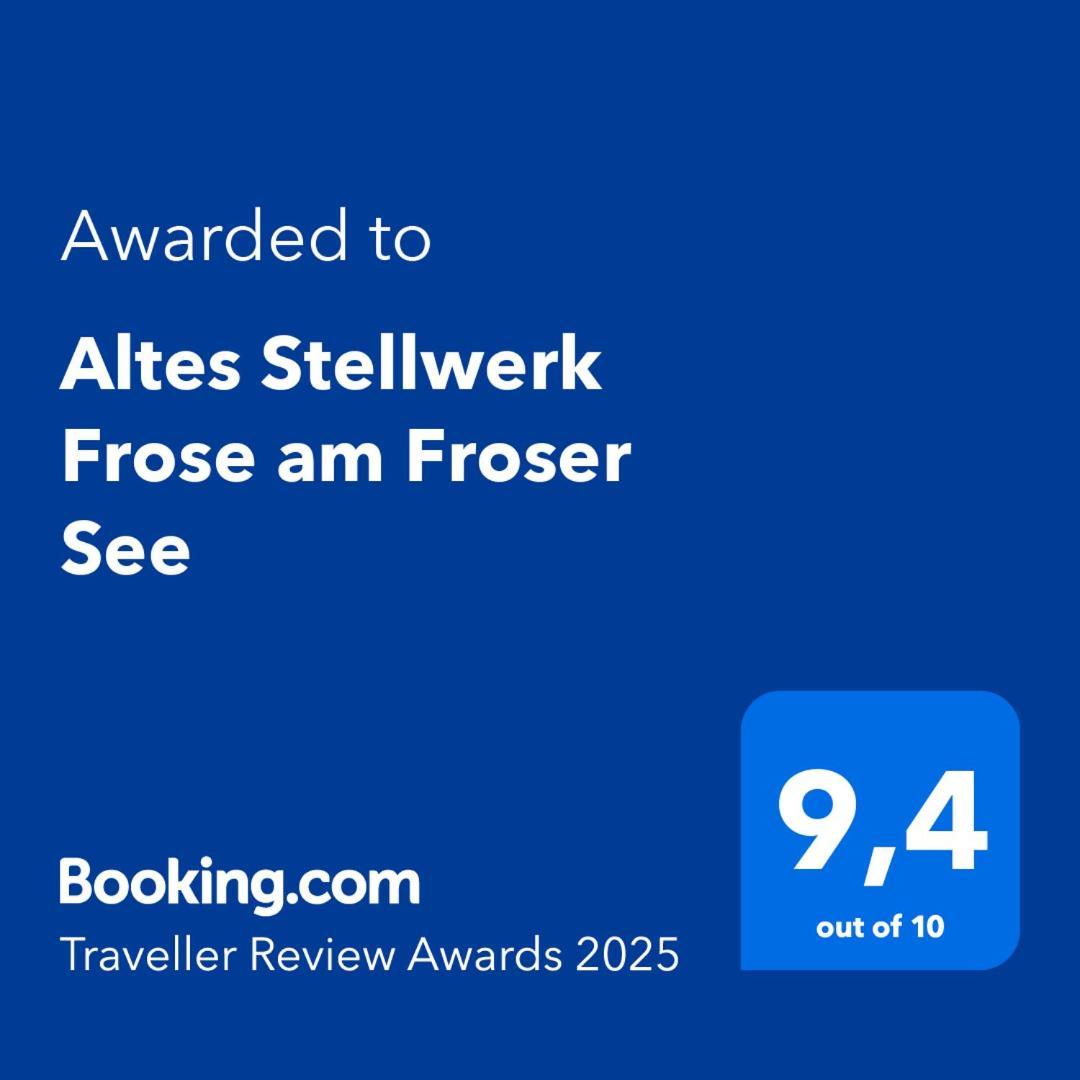 "Altes Stellwerk Frose" Am Froser See Esterno foto